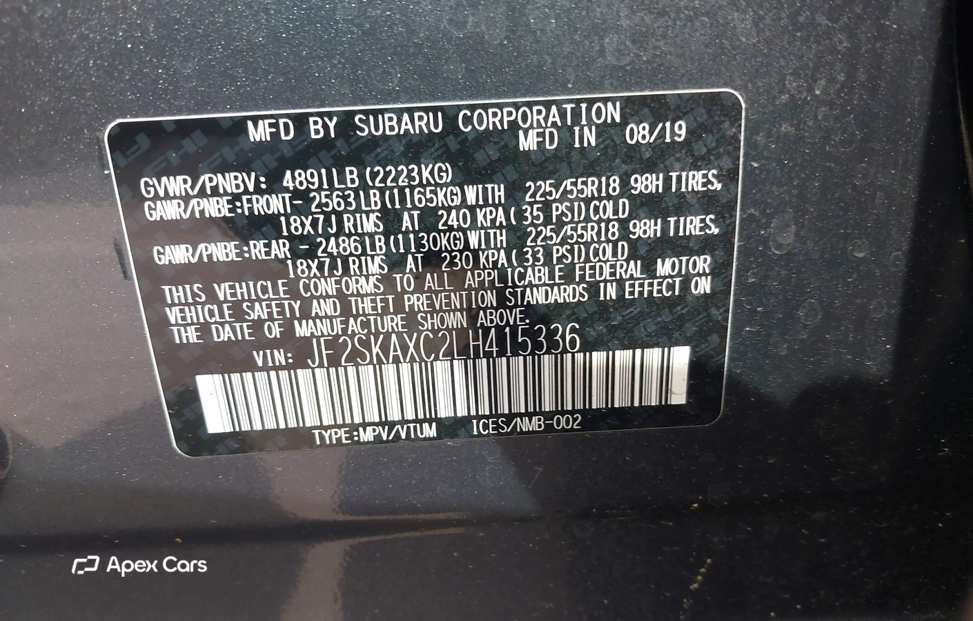Subaru Forester 2020