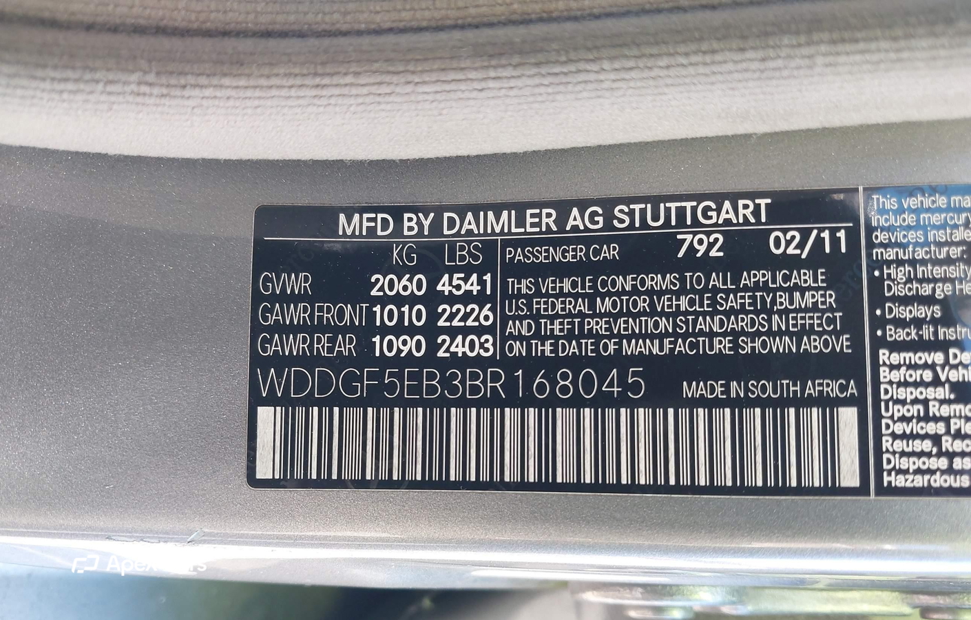 Mercedes-Benz C-klasse 2011