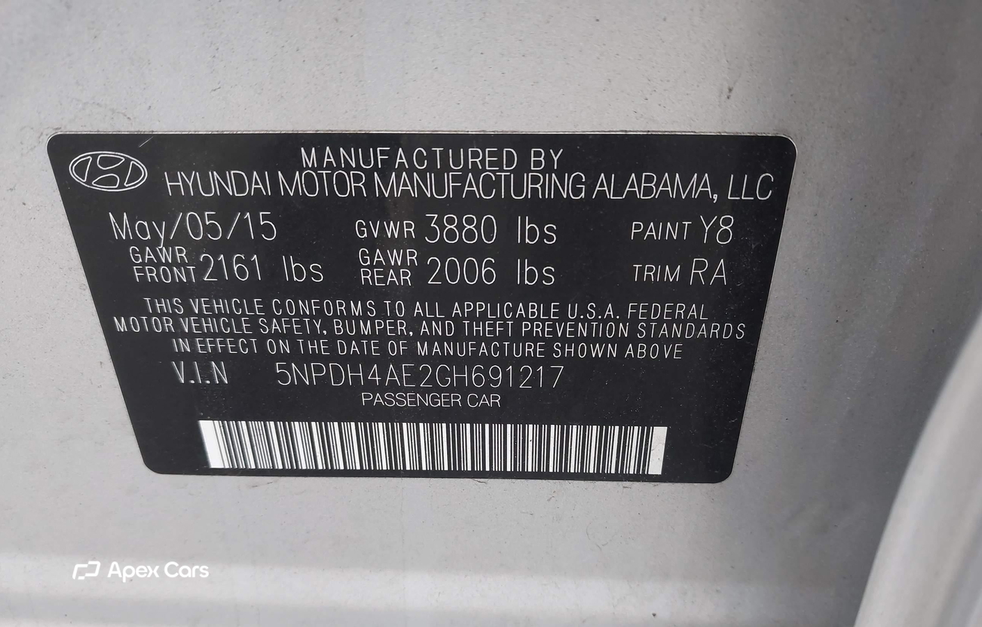 Hyundai Elantra 2016