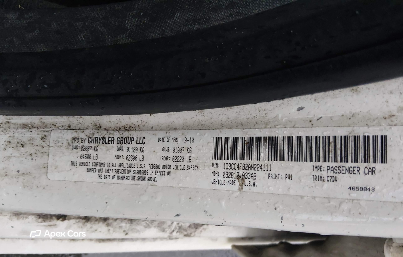 Chrysler Sebring 2010