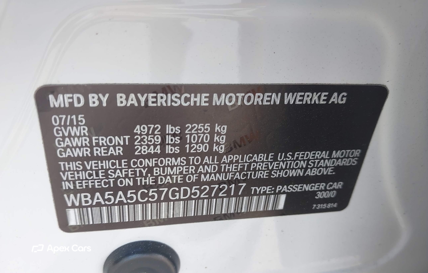 BMW Series 5 2016