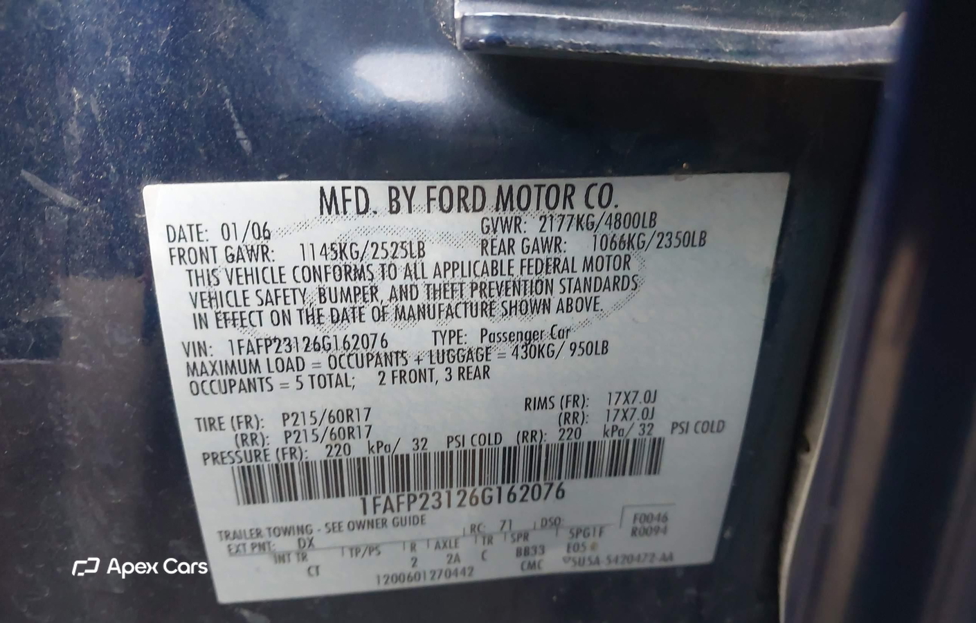 Ford Five Hundred 2006