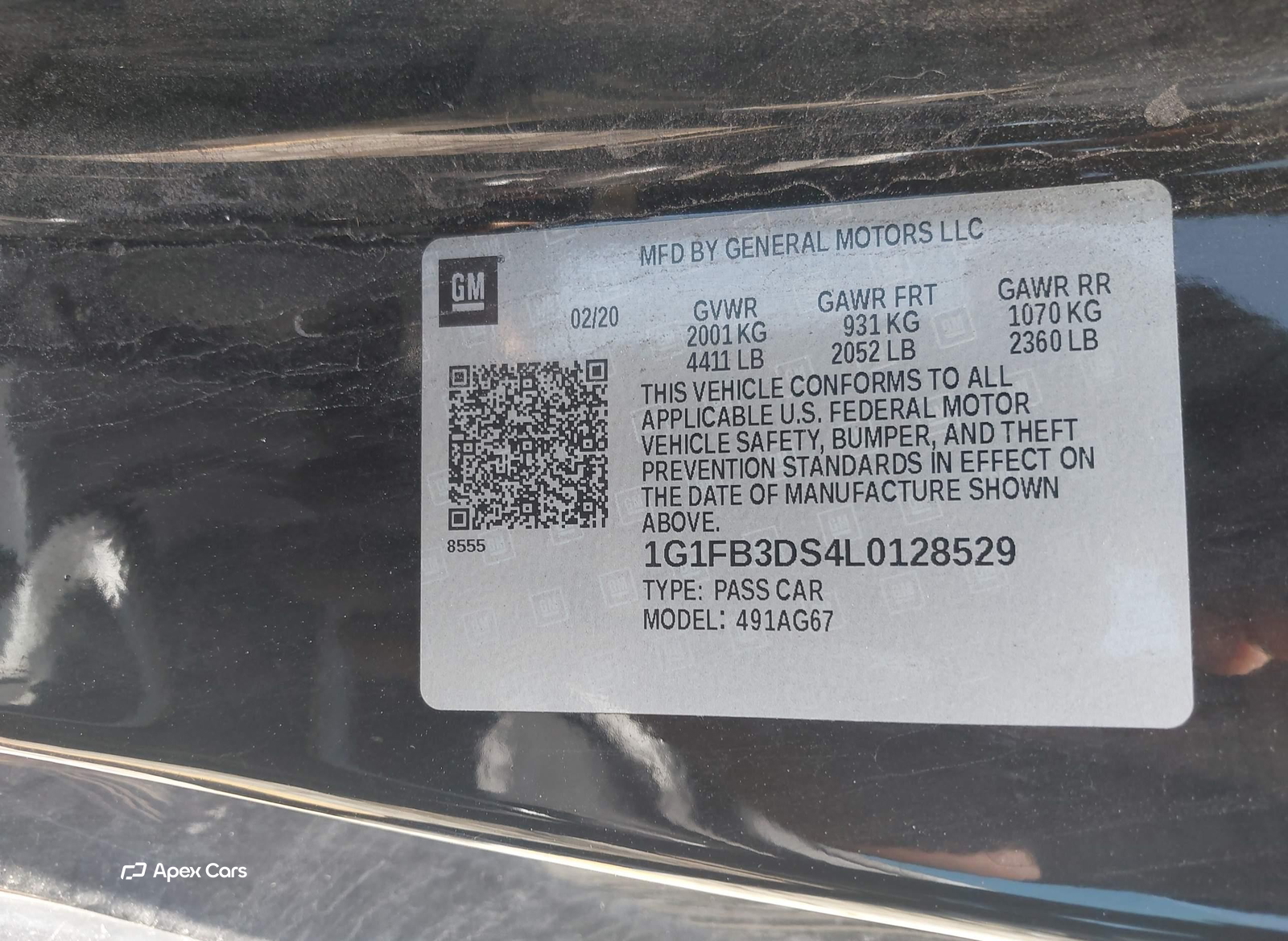 Chevrolet Camaro 2020