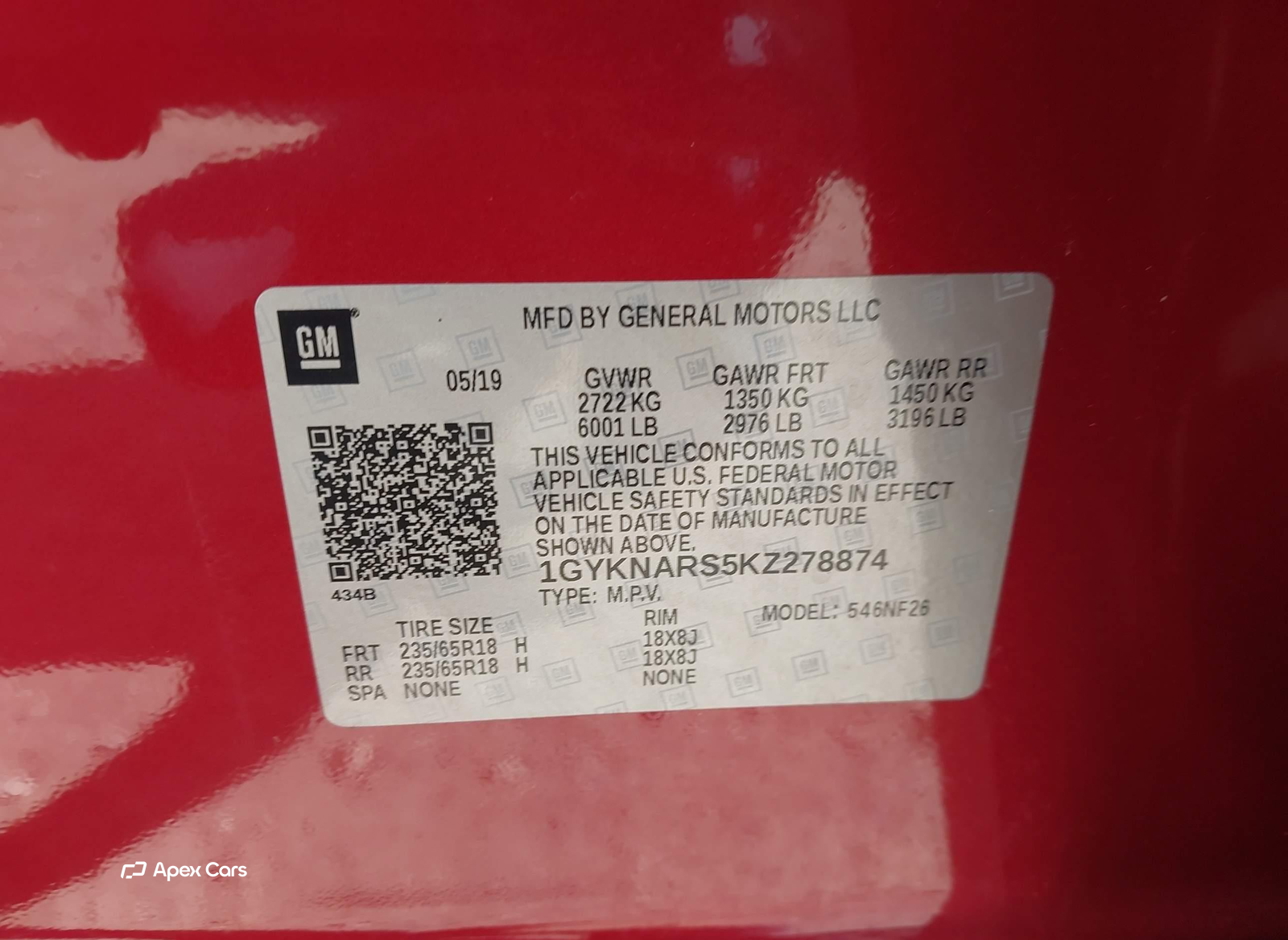 Cadillac XT5 2019