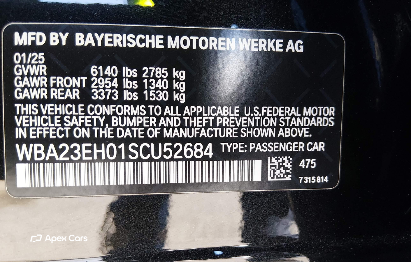 BMW Series 7 2025