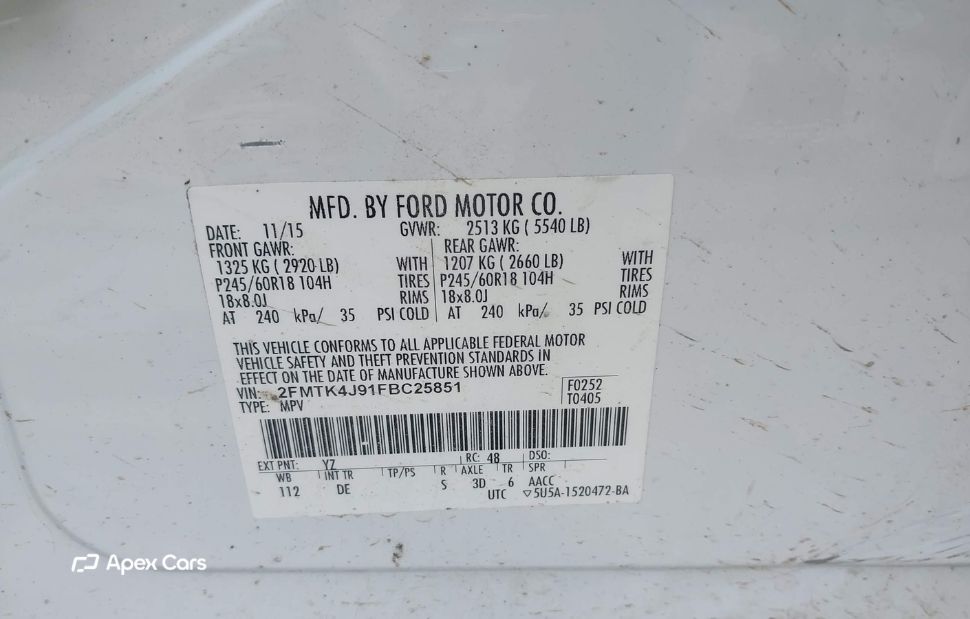 Ford Edge 2015
