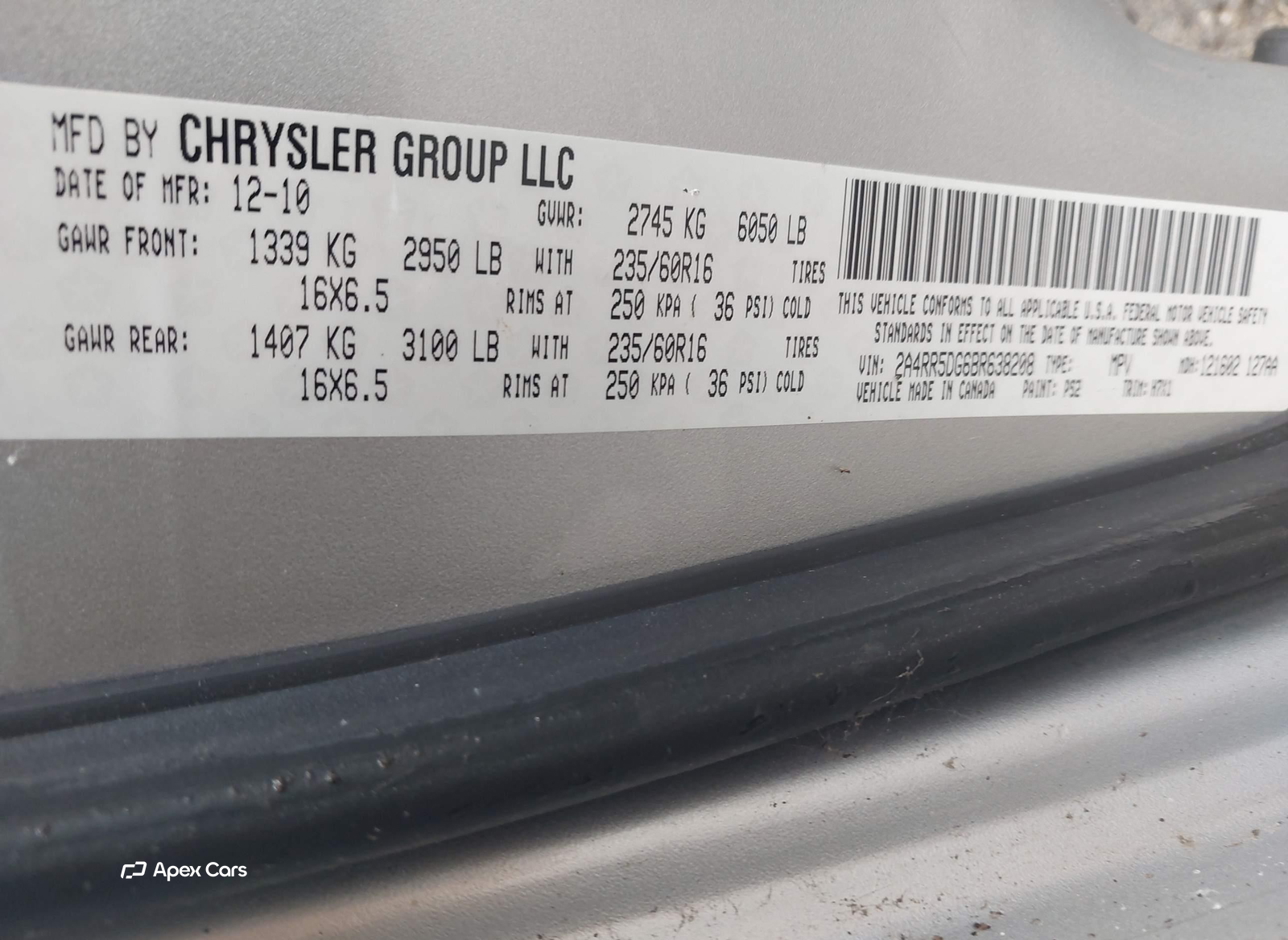 Chrysler Town & Country 2011