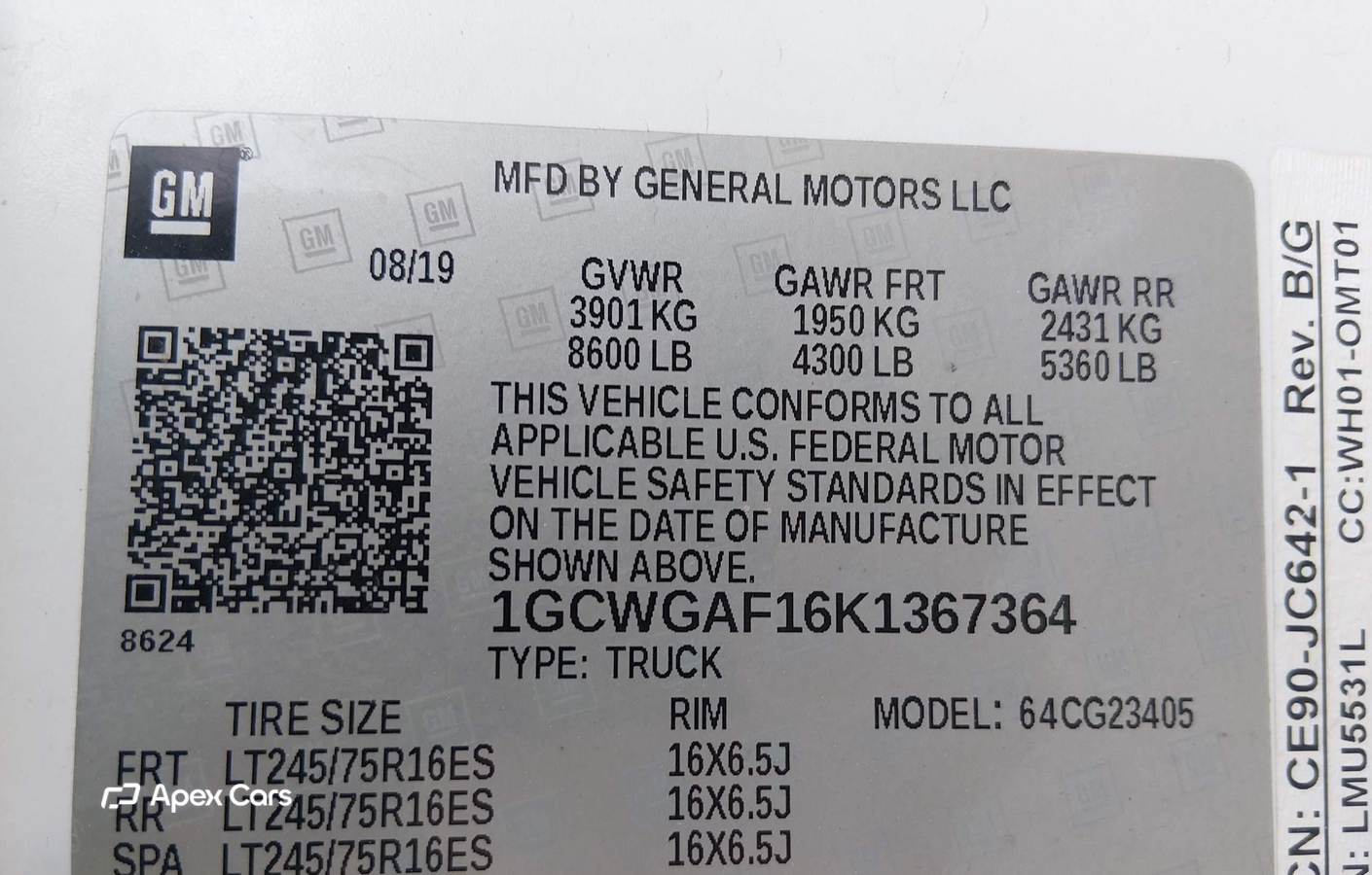 Chevrolet Express 2019