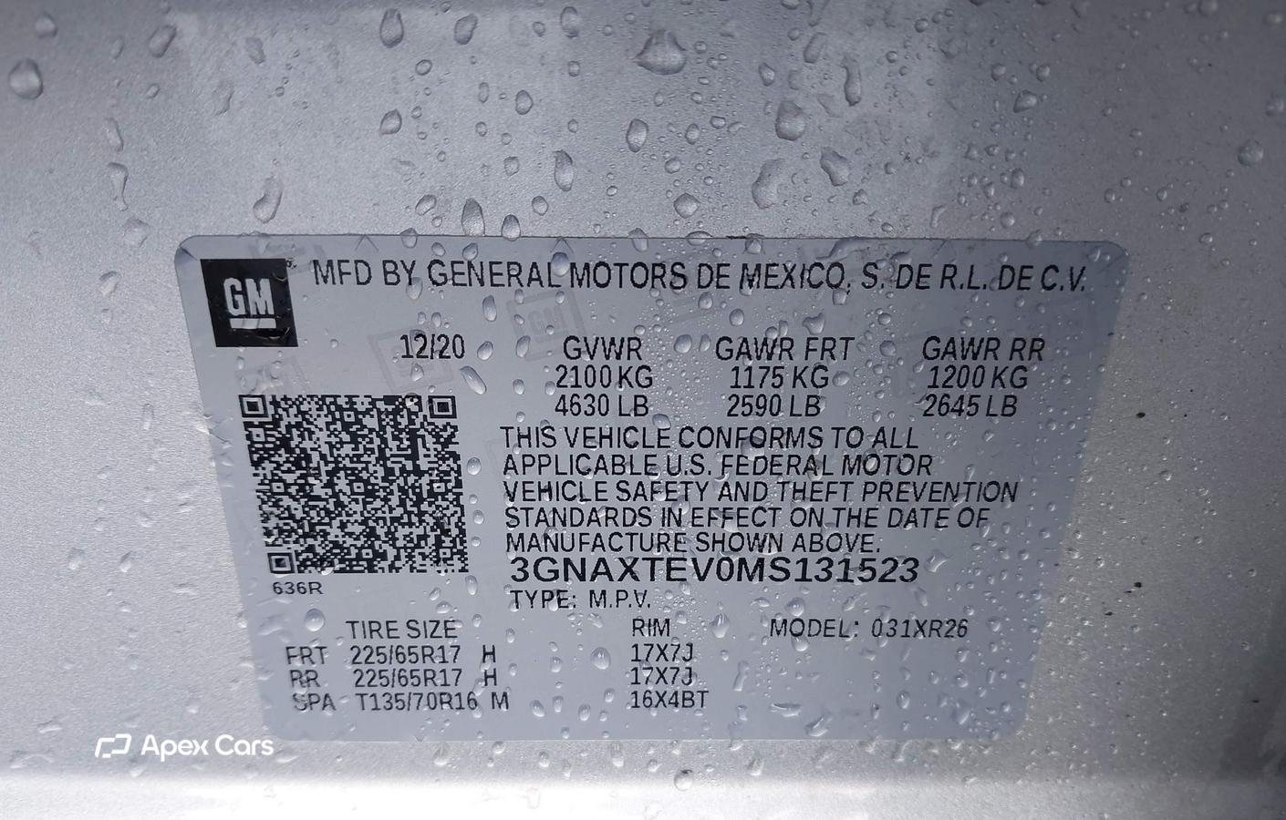 Chevrolet Equinox 2021