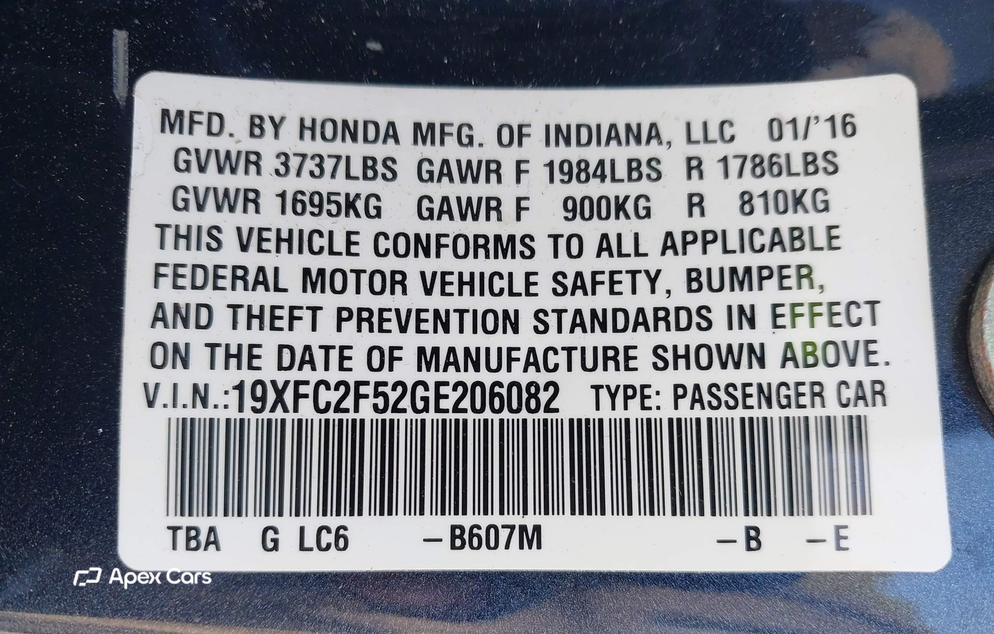 Honda Civic 2016