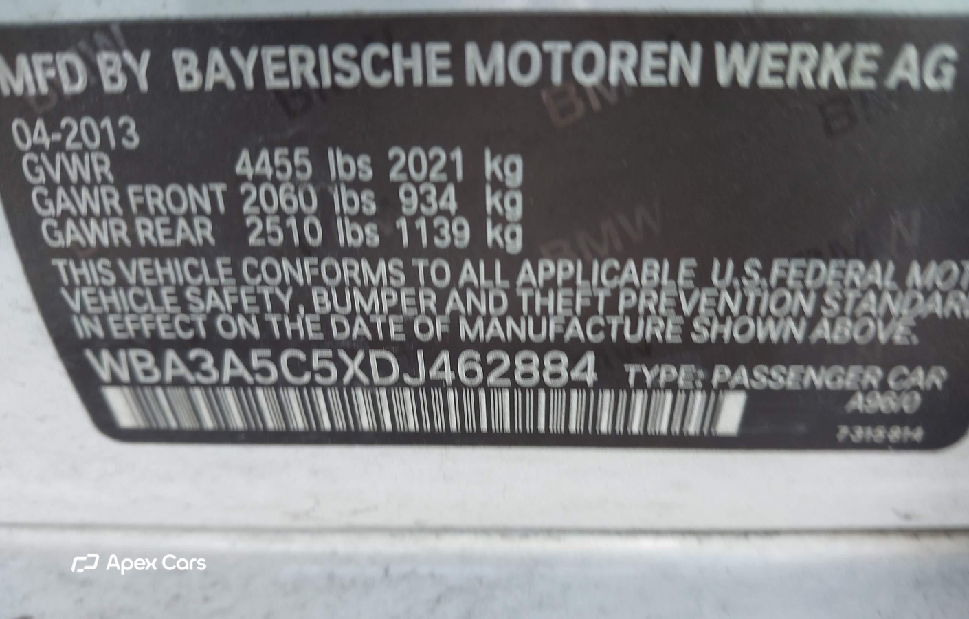 BMW Series 3 2013