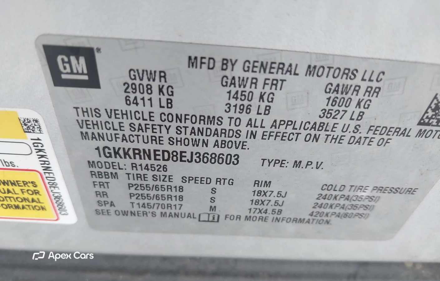 GMC Acadia 2014