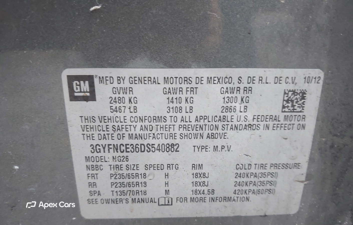 Cadillac SRX 2013