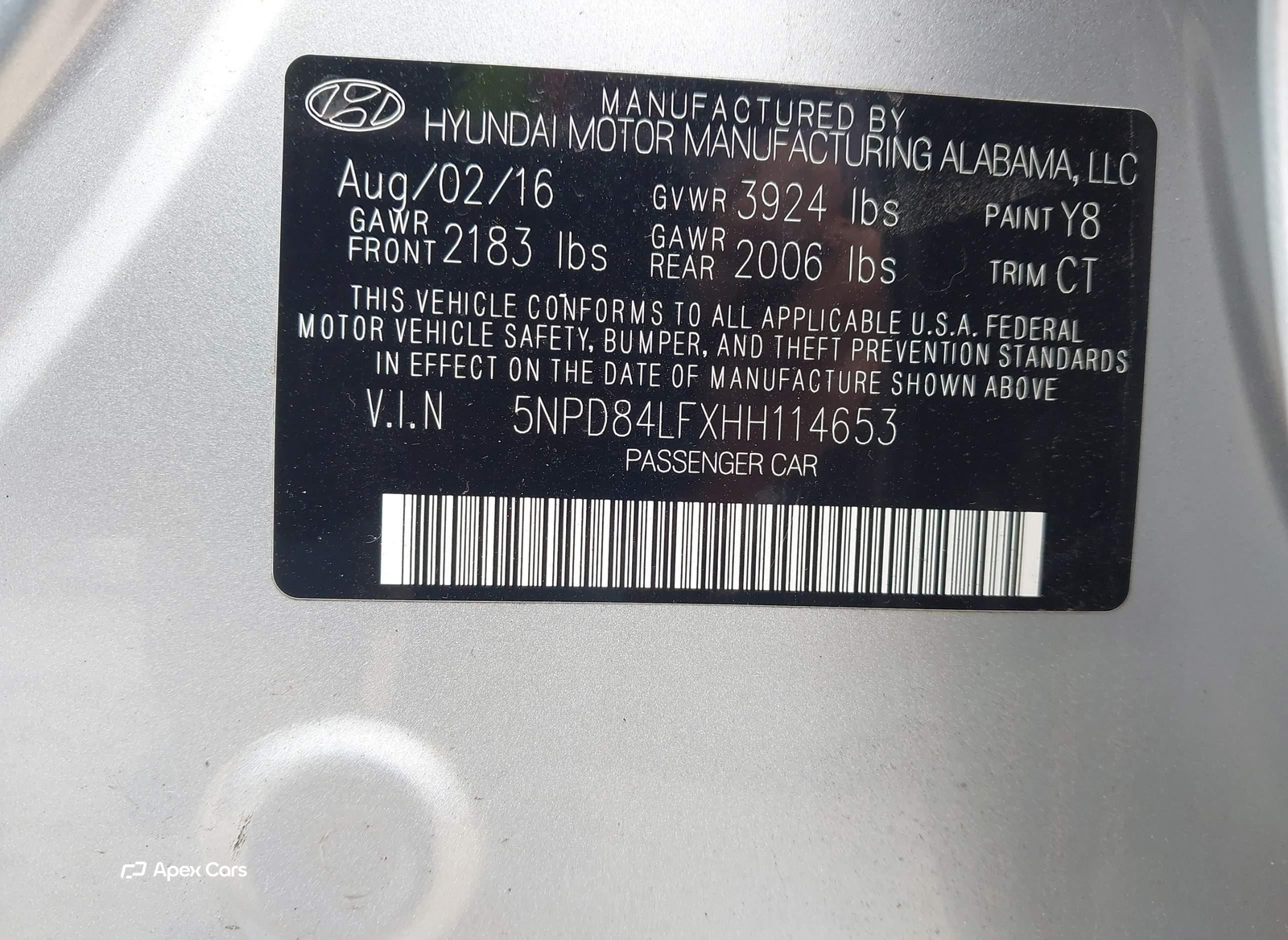 Hyundai Elantra 2017