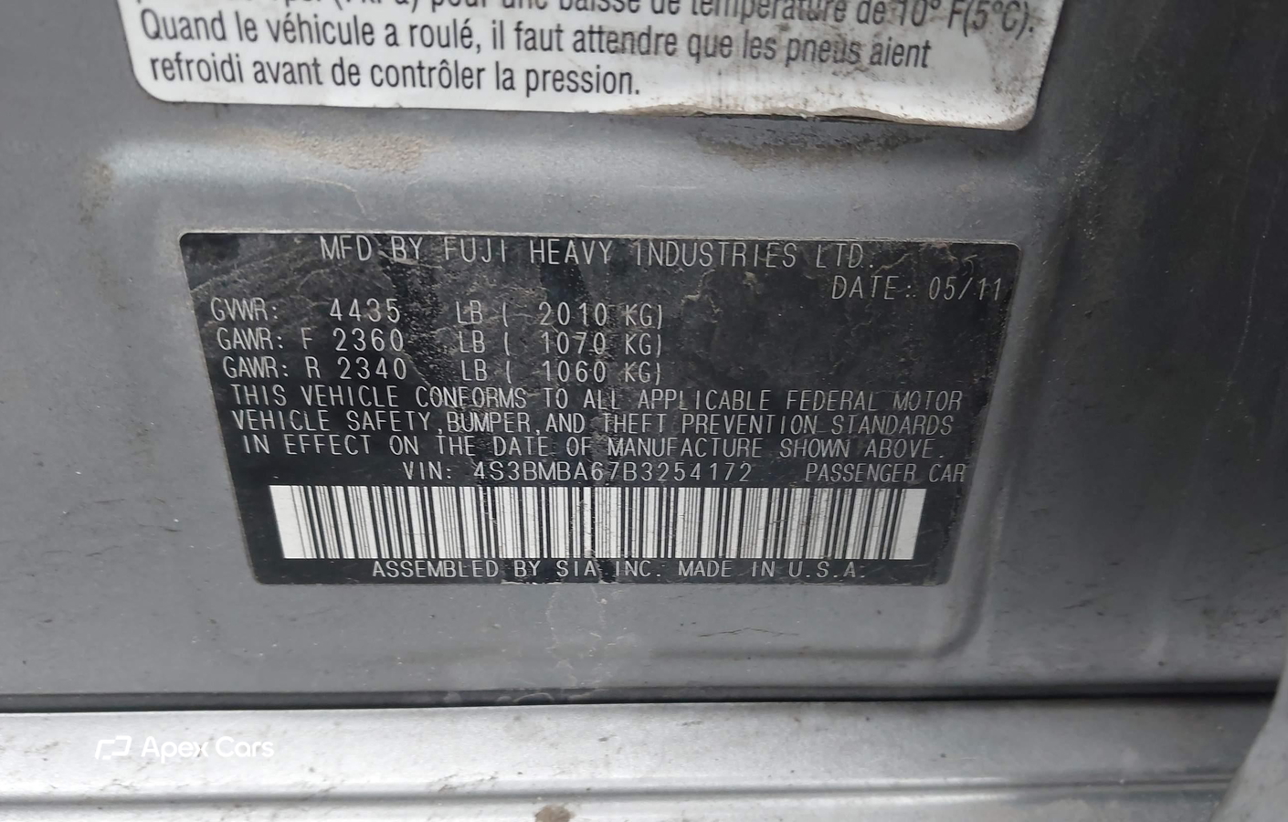 Subaru Legacy 2011