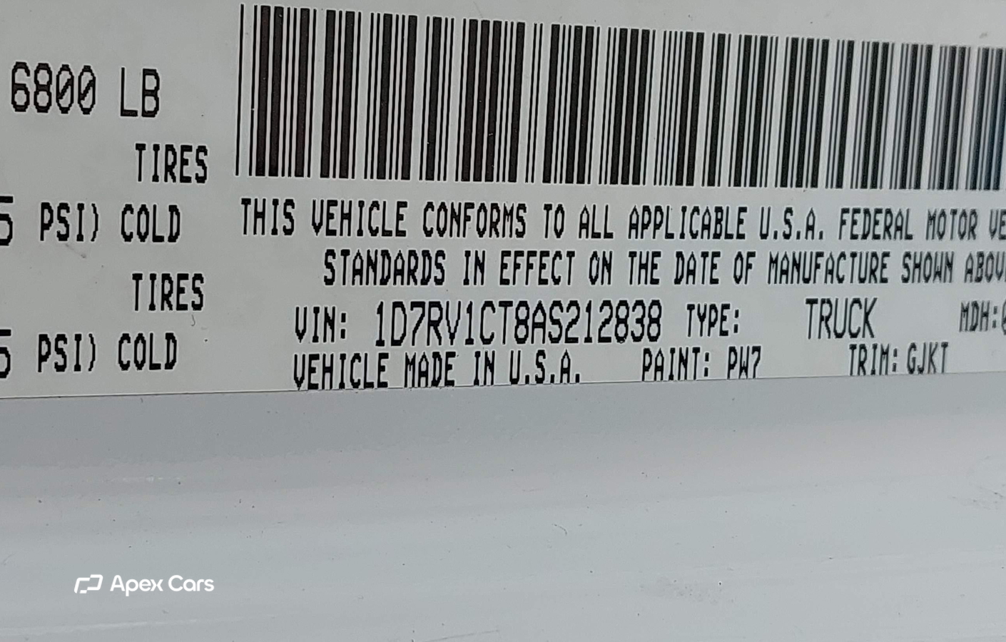 Dodge RAM 2010