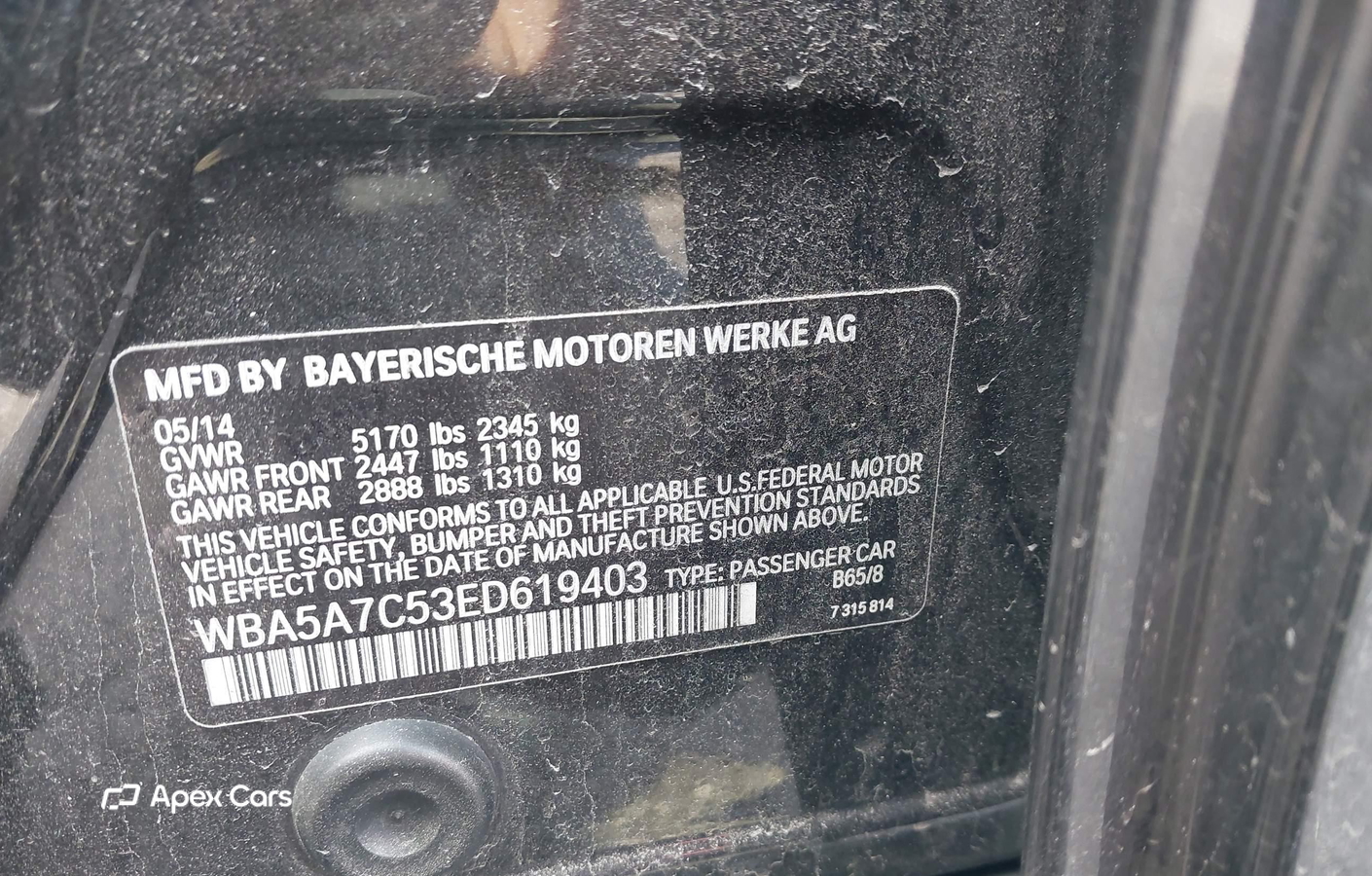 BMW Series 5 2014