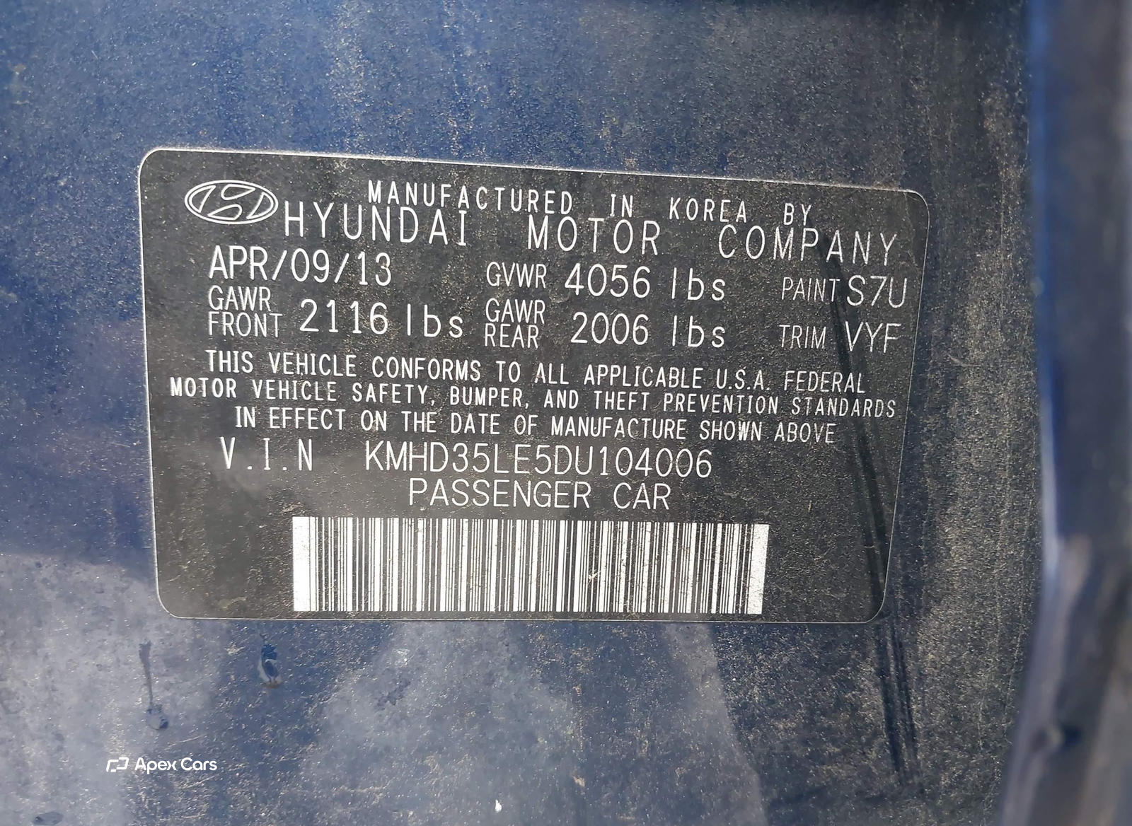 Hyundai Elantra 2013