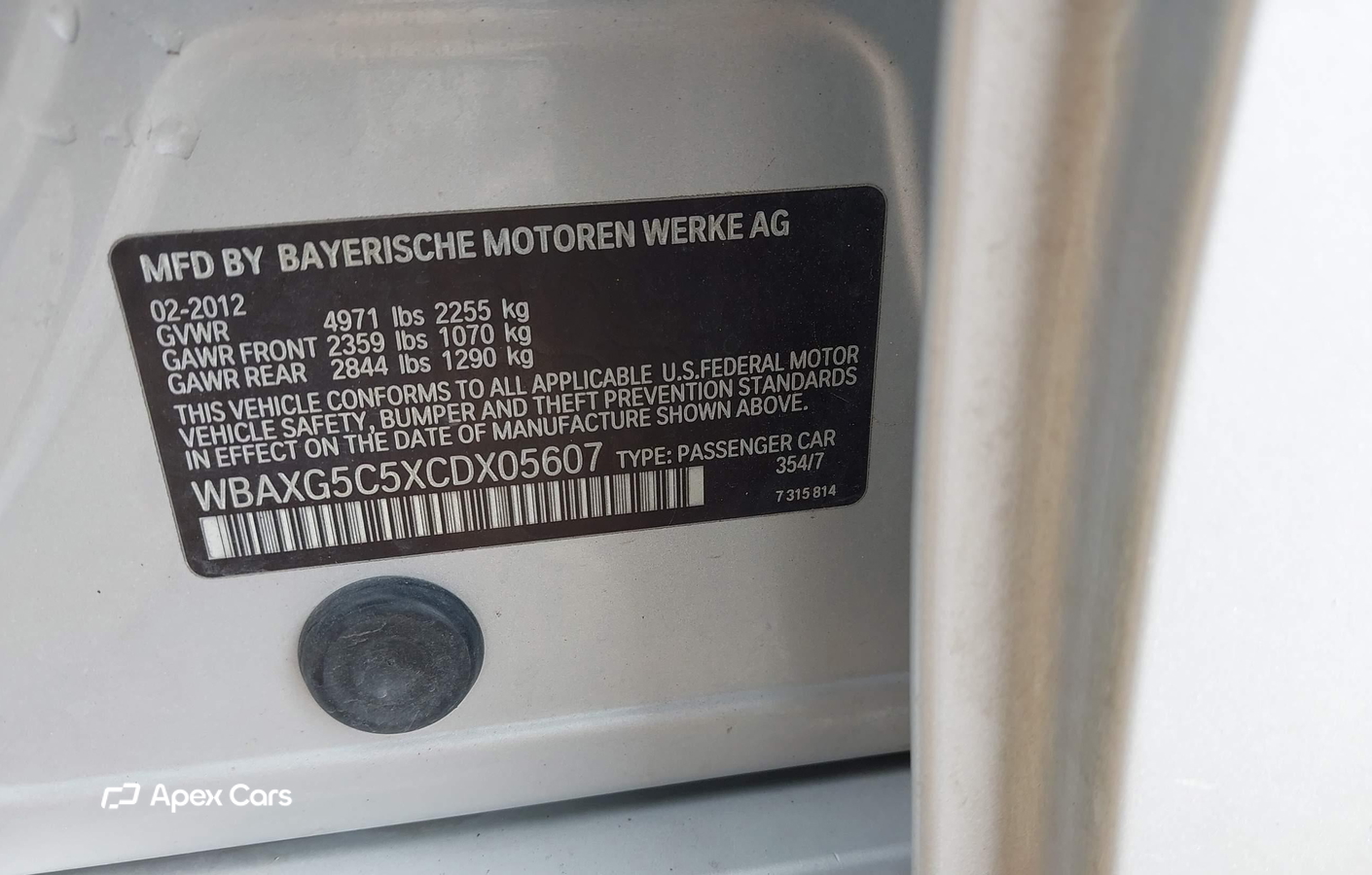 BMW Series 5 2012