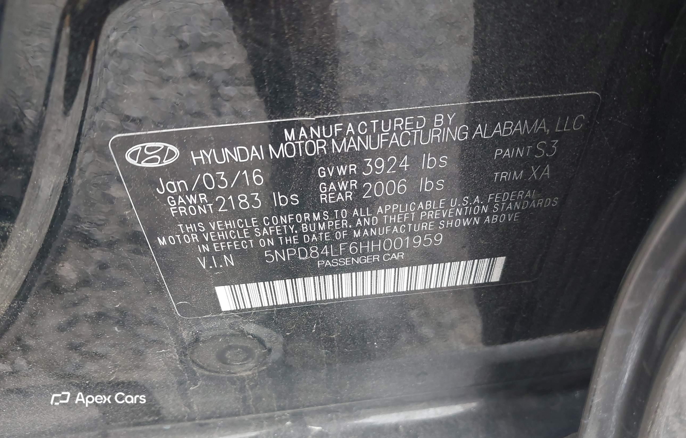 Hyundai Elantra 2017
