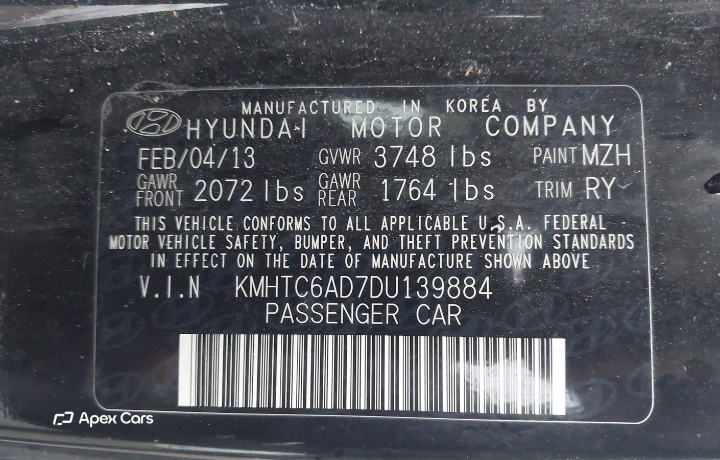 Hyundai Veloster 2013