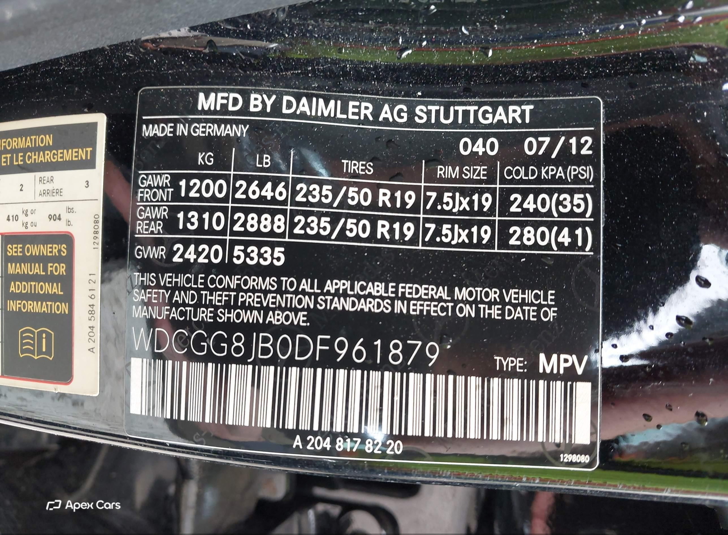 Mercedes-Benz GLK-klasse 2013