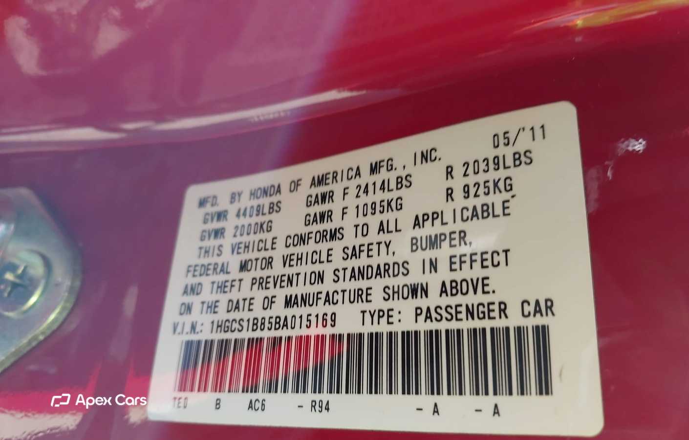 Honda Accord 2011