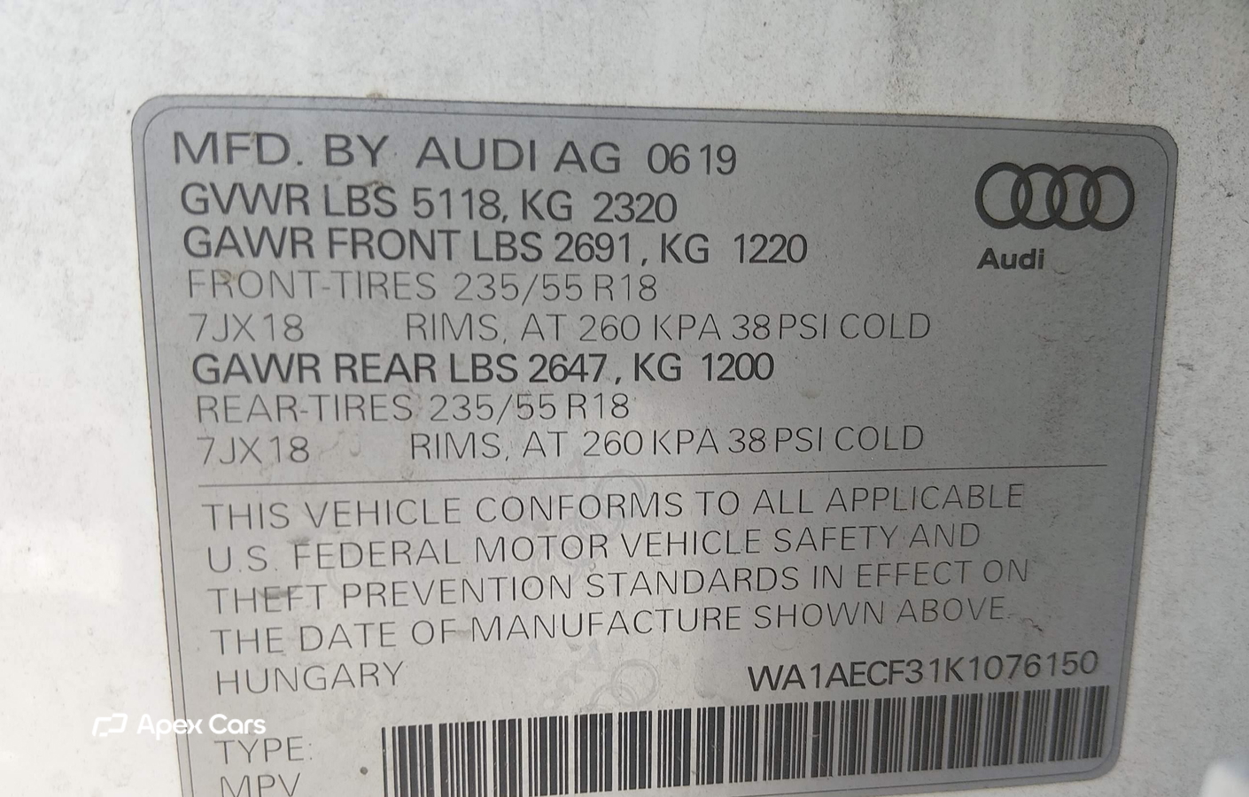 Audi Q3 2019
