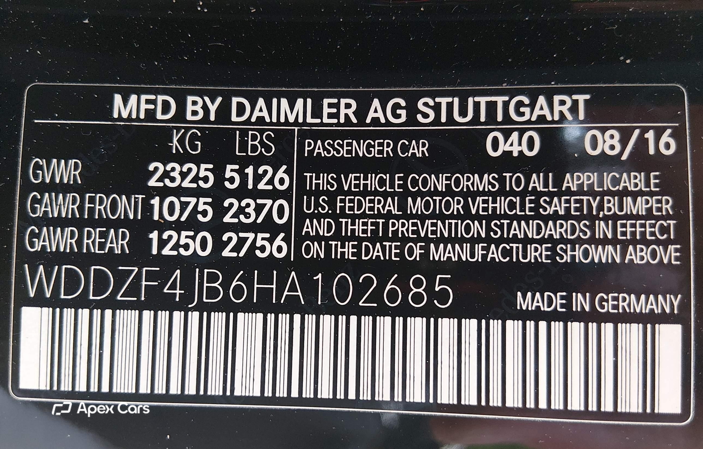 Mercedes-Benz E-klasse 2017
