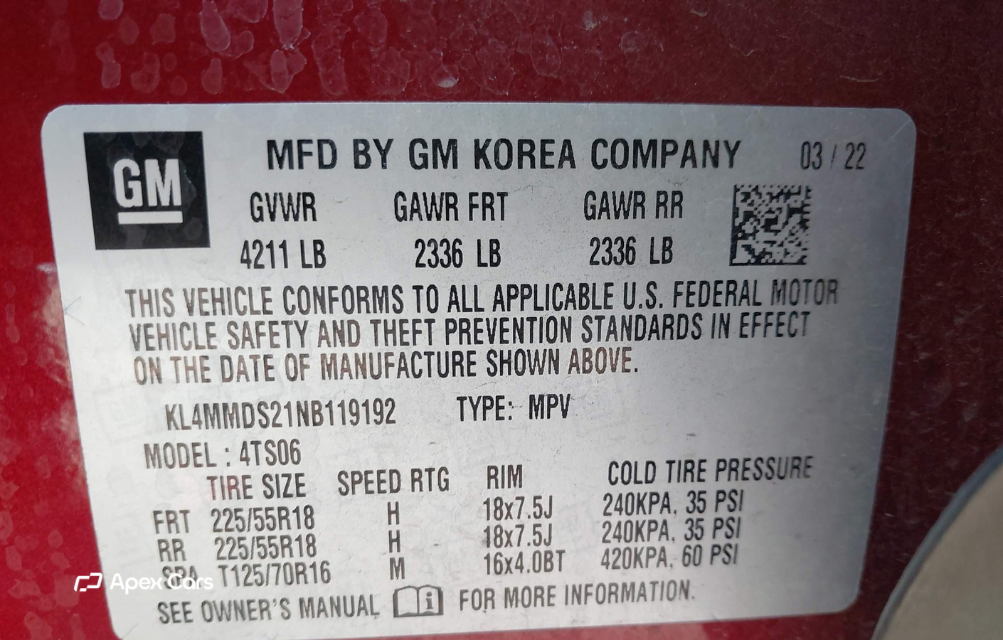 Buick Encore GX 2022