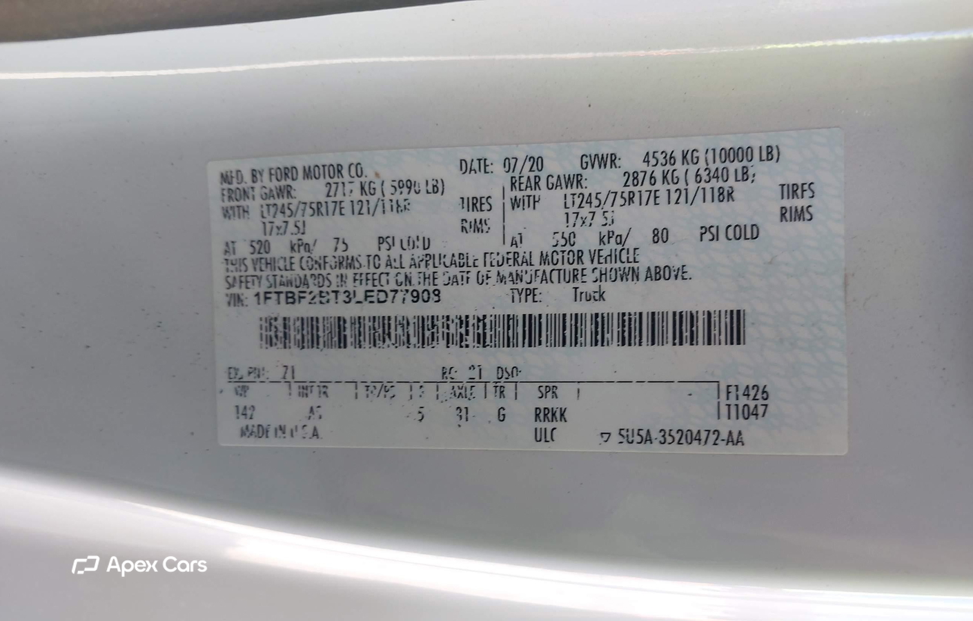 Ford F250 2020