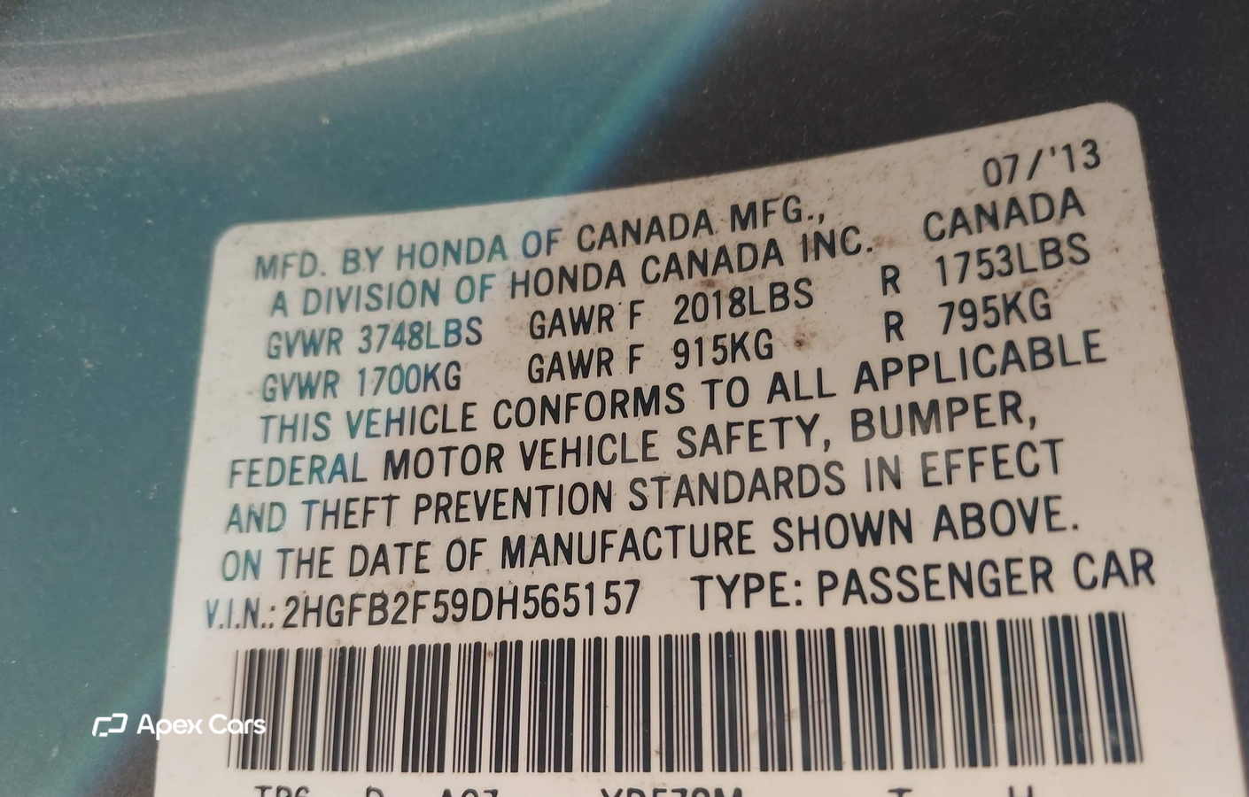 Honda Civic 2013