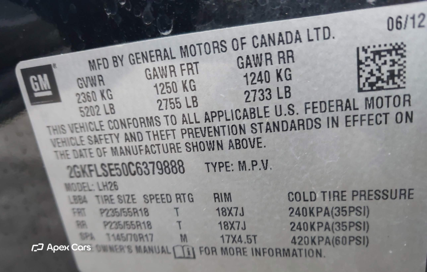 GMC Terrain 2012