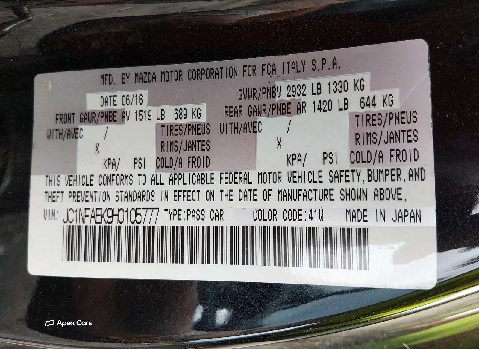 Fiat 124 Spider 2017