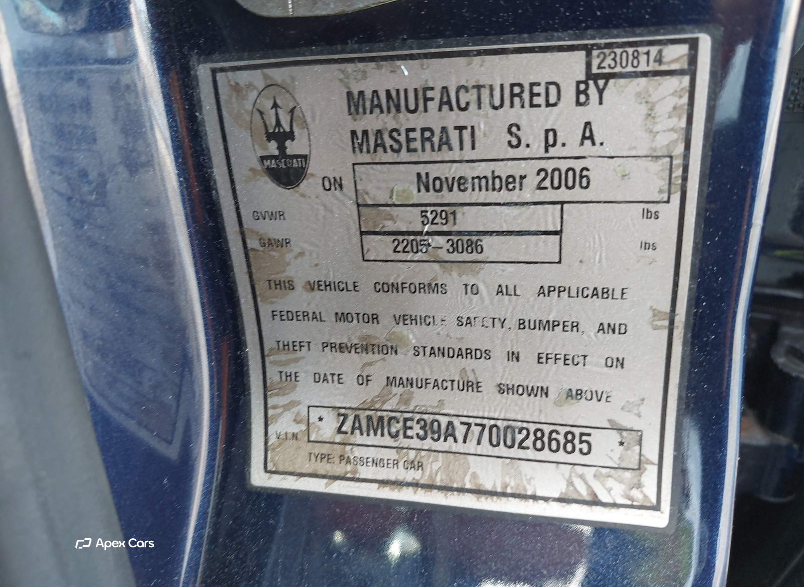 Maserati Quattroporte 2007