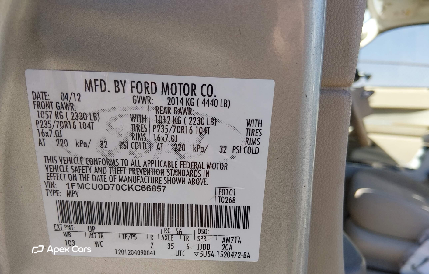 Ford Escape 2012