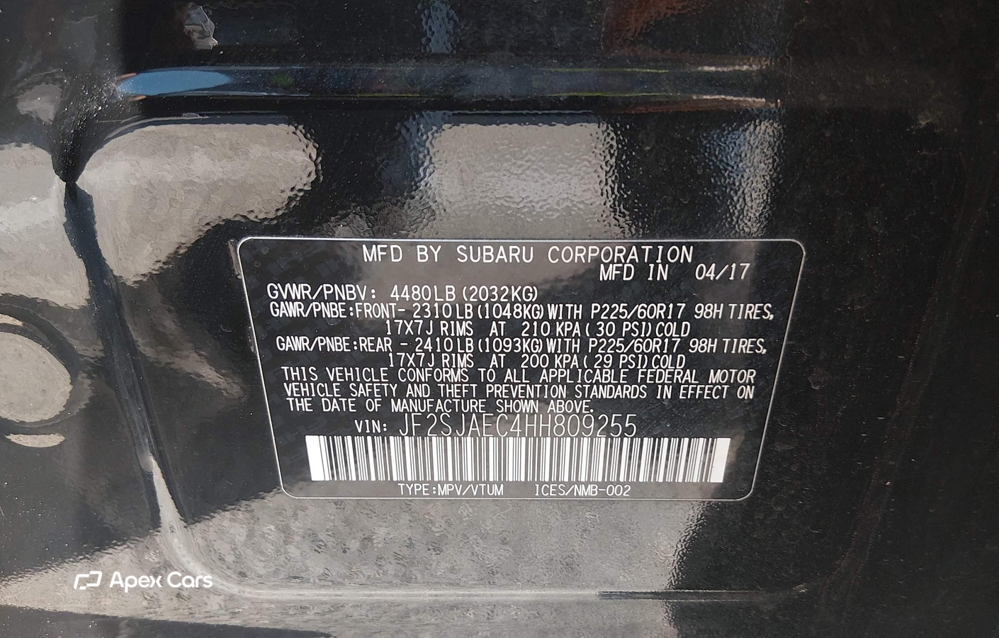 Subaru Forester 2017