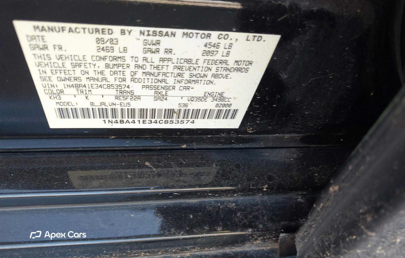 Nissan Maxima 2004