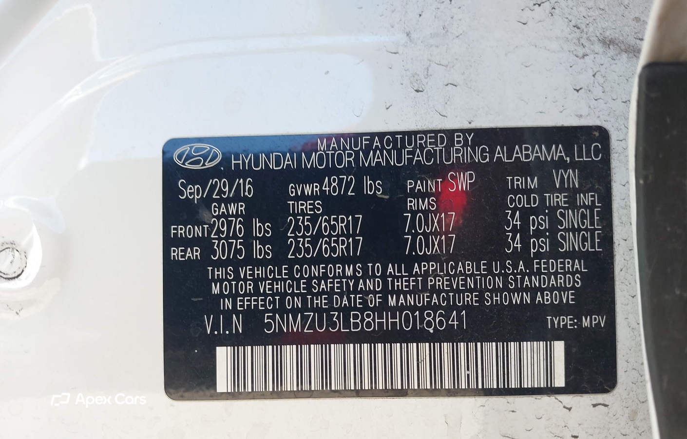 Hyundai Santa Fe 2017
