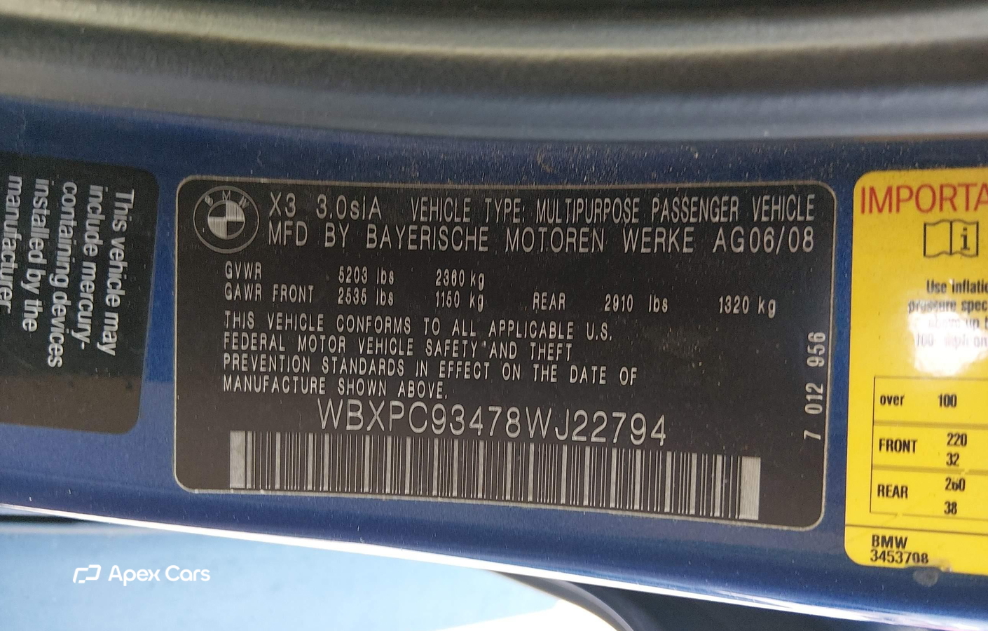 BMW X3 2008