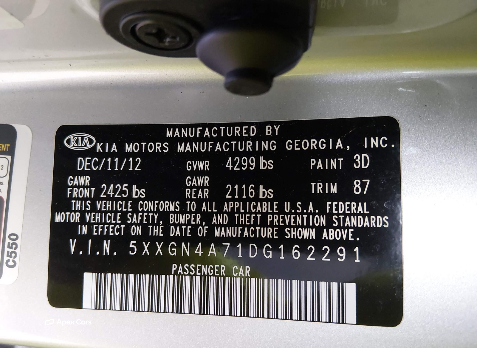 Kia Optima 2013