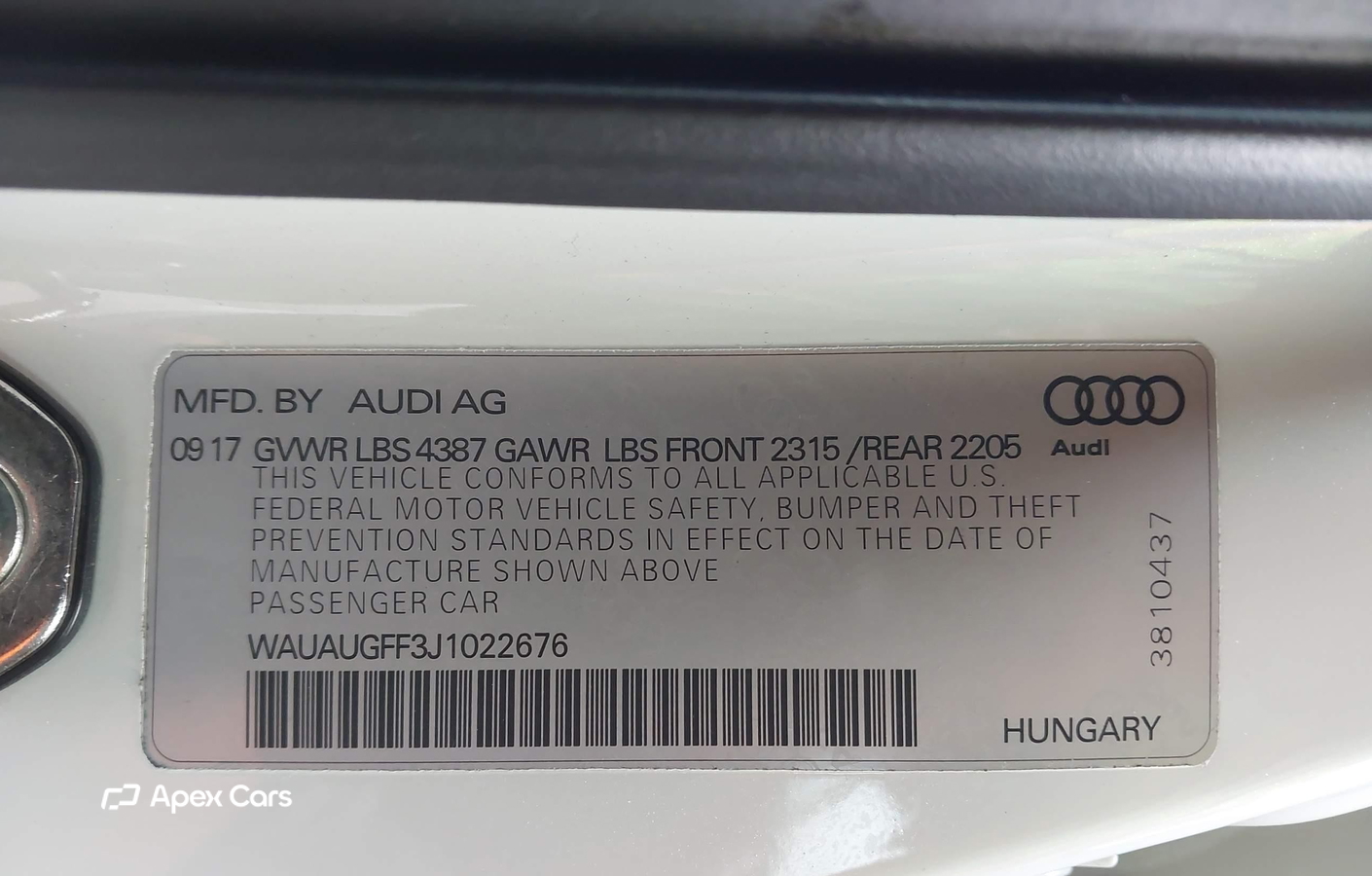 Audi A3 2018