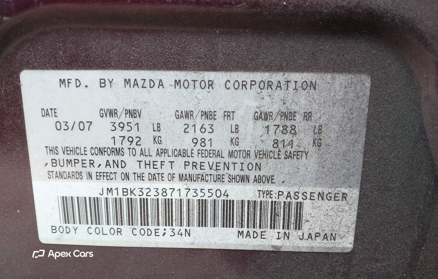 Mazda 3 2007
