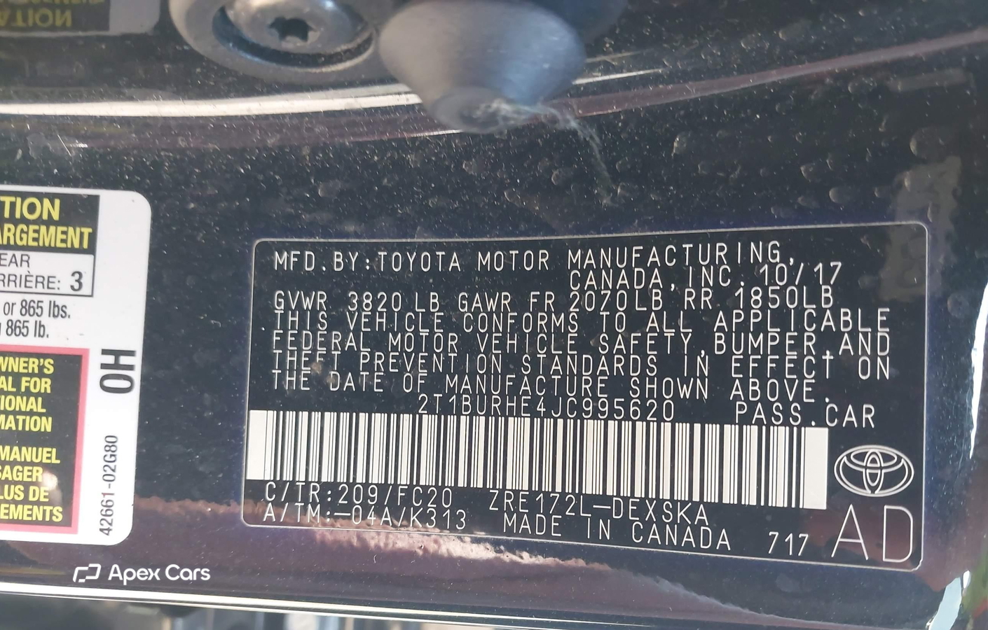 Toyota Corolla 2018
