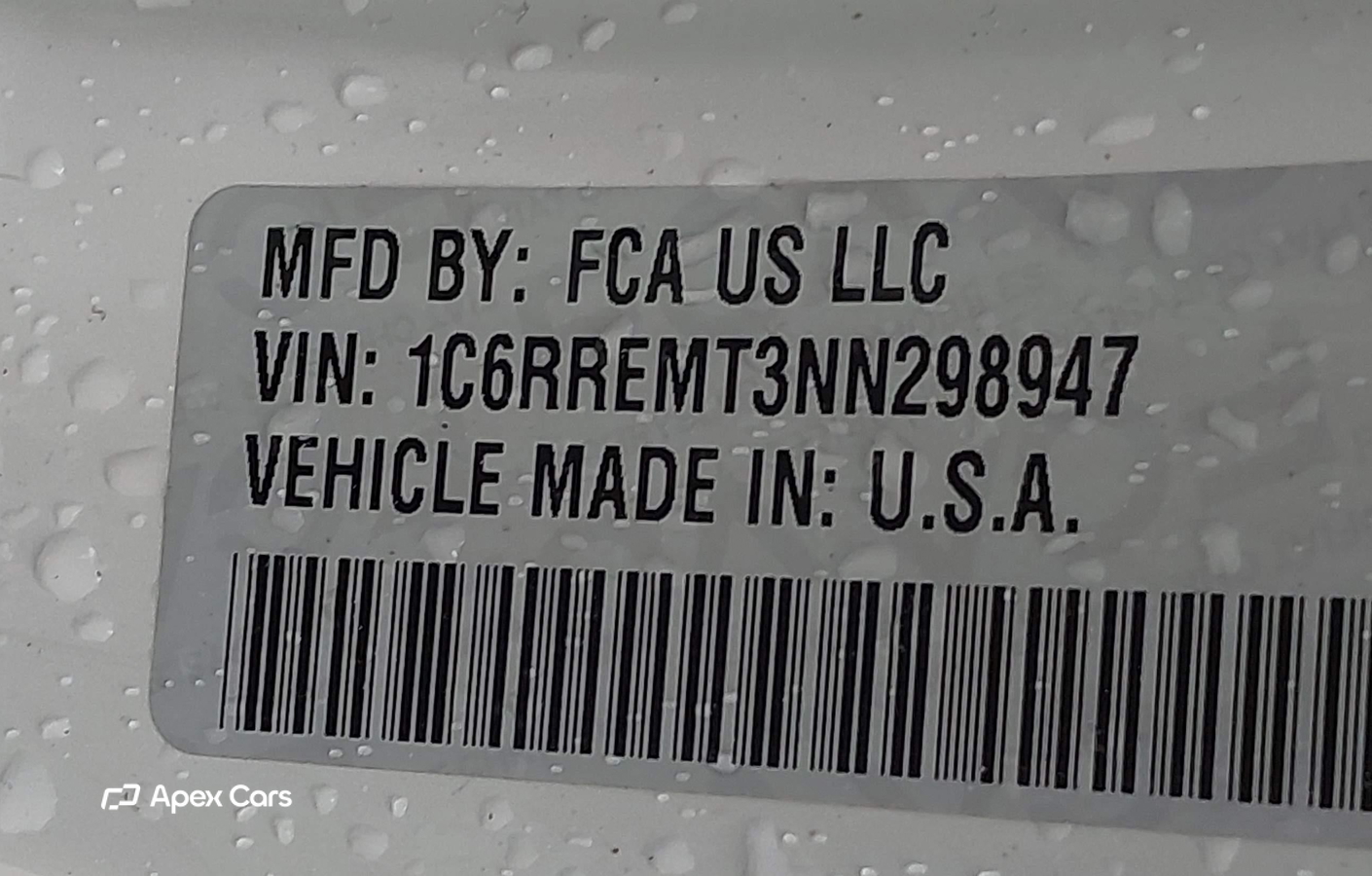 RAM 1500 2022