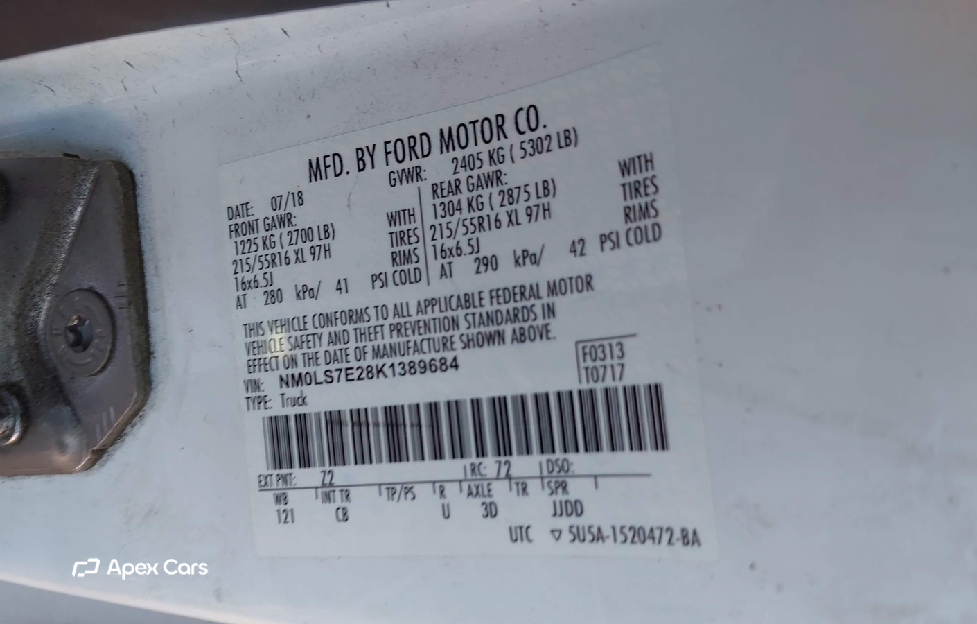 Ford Transit 2019