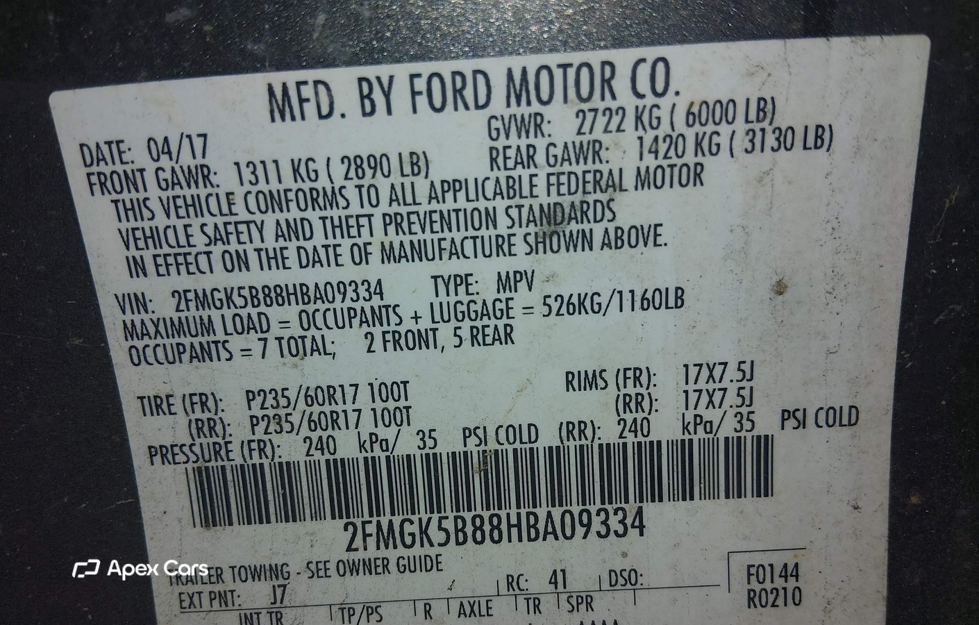 Ford Flex 2017