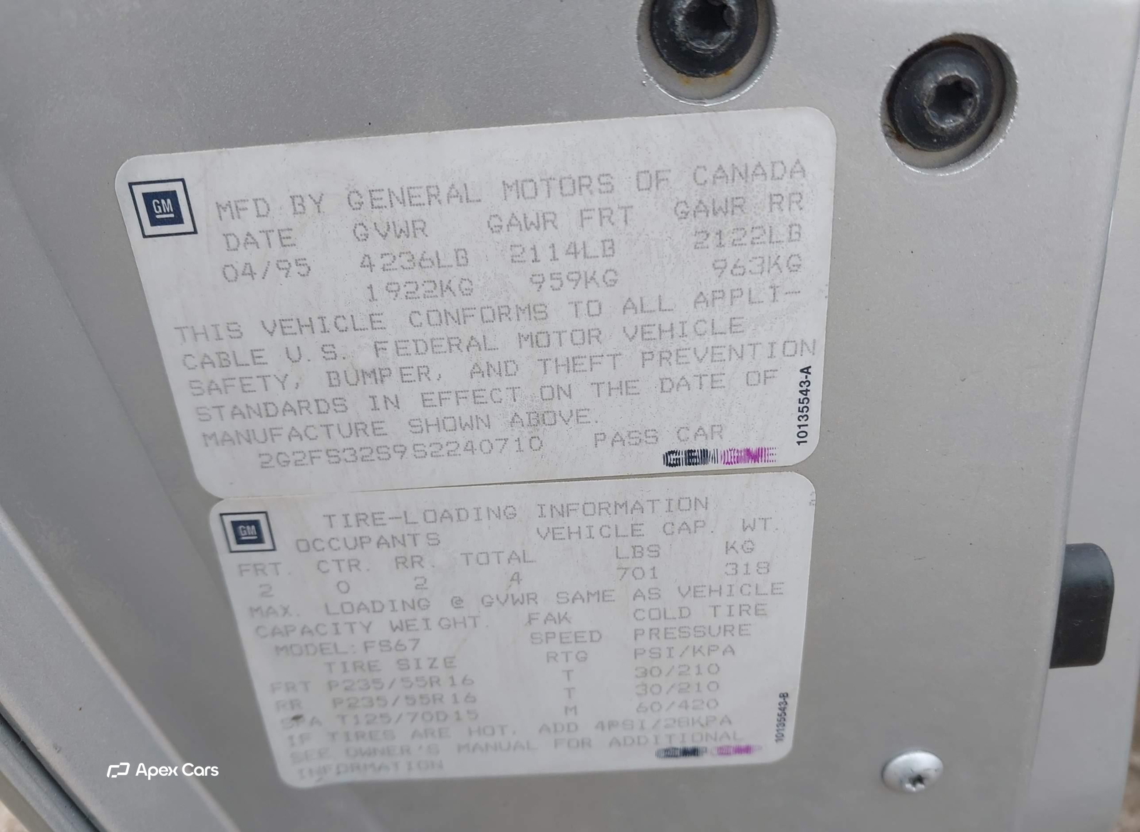 Pontiac Firebird 1995