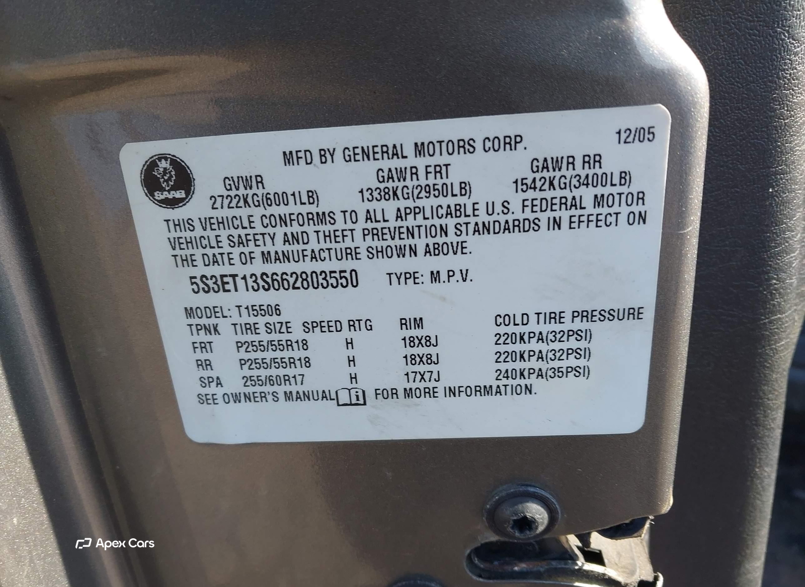 Saab 9-7X 2006