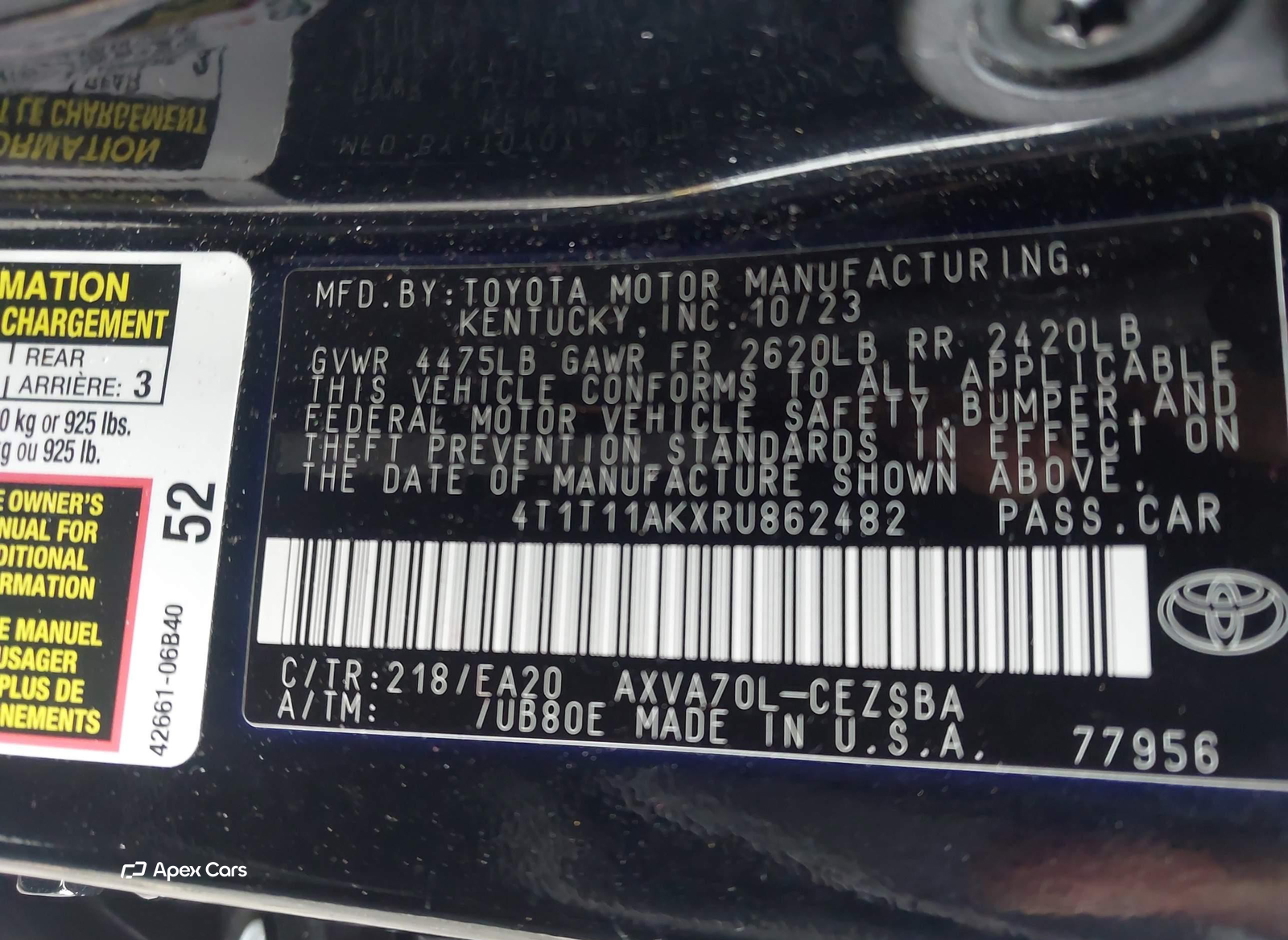 Toyota Camry 2024
